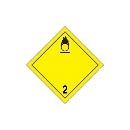 Accuform TDG PLACARD CLASS 2 273MM X 273MM TCP208FV10 TCP208FV10